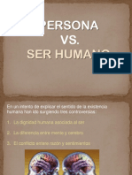 1er Clase Persona Vs Ser Humano
