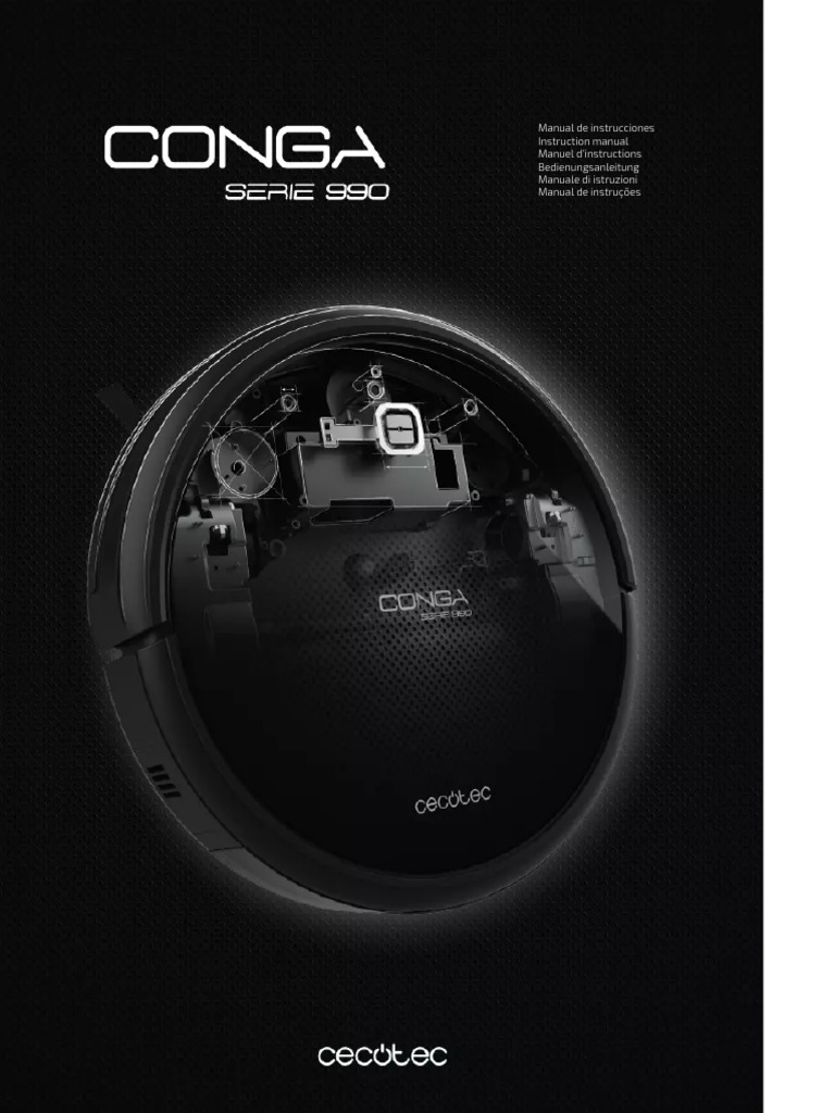 Manual Cecotec Conga 990 (Español 100 Páginas) PDF
