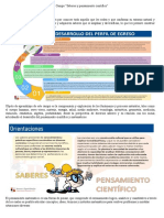 Saberes y Pensamiento Cientifico