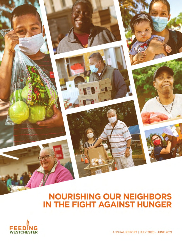 Feeding Westchester 2021 Annual Report PDF Hunger Food Bank