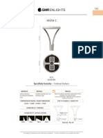 Vesta C: Specifiche Tecniche Technical Features