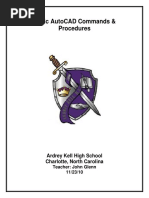 Basic AutoCAD Commands Manual