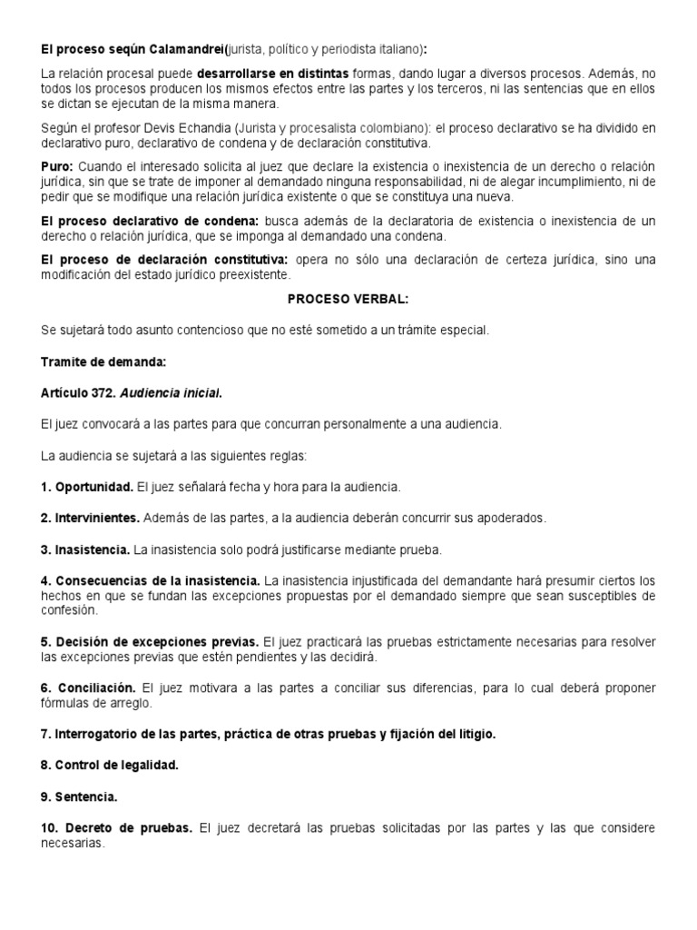 Procesos Declarativos | PDF | Demanda judicial | Pagos