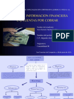 Mapa Conceptual de La Nif C-3 Cuentas Por Cobrar - Yessi Darsett Huchin Sanchez