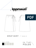 Instructions Peppermint Wrap Skirt in The Folds