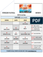 Itinerário Julho2023