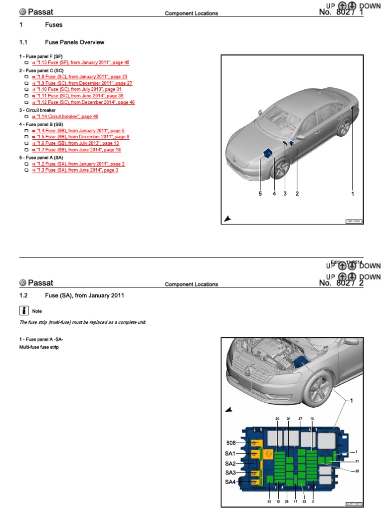 1 Fuses 1.1 Fuse Panels Overview PDF Fuse (Electrical) Ignition