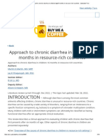 Approach to chronic diarrhea in children &gt;6 months in resource-rich countries - Uptodate Free