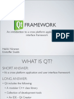 Framework: An Introduction To A Cross Platform Application and User Interface Framework