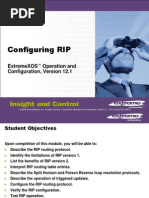 Configuring Rip: Extremexos Operation and Configuration, Version 12.1