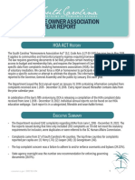 SC Dept. of Consumer Affairs HOA Five-Year Report