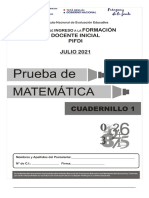 Matemática Cuadernillo 1