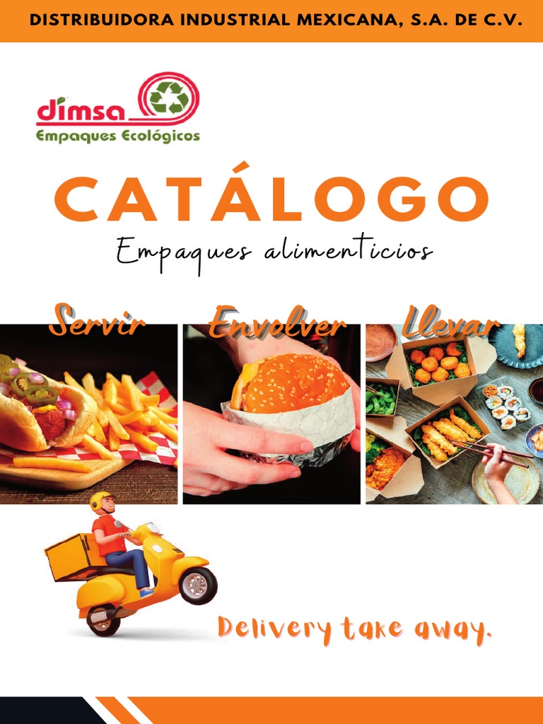 Catálogo de Empaques Alimenticios DIMSA | PDF | Alimentos | Entrega ...
