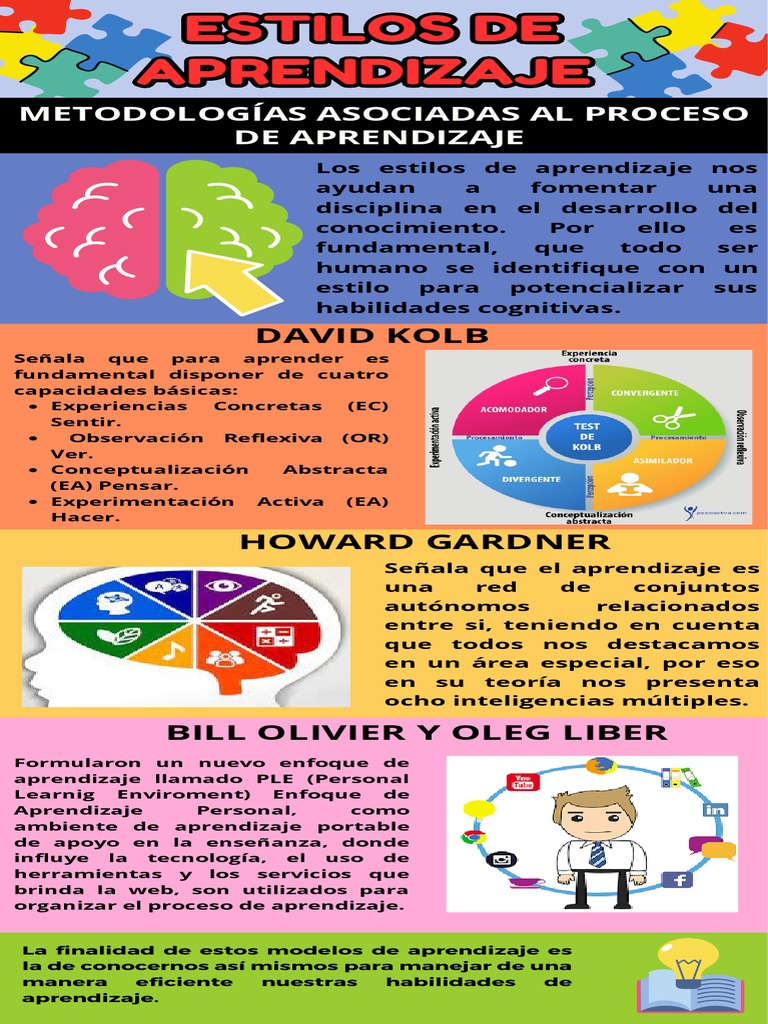 Infografía Estilos de Aprendizaje | PDF
