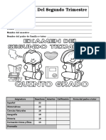 Examen 5 Segundo Trimestre