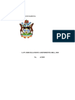 ANTIGUA and BARBUDA Law Miscellaneous Amendments Bill 2018-PV