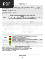 Fichas Descriptivas 2°