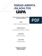 Tarea 8 - Derecho Notarial - Cuadro Argumentativo