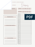 Planner Diario Agenda Moderna