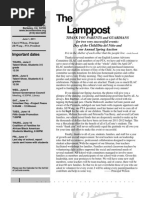 The Lamppost: Important Dates