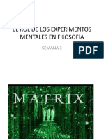 El Rol de Los Experimentos Mentales en Filosofía