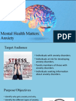 Mental Health Matters Teaching Plan