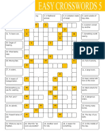 Easy Crosswords 5 Fun Activities Games Icebreakers Oneonone Activiti 16911