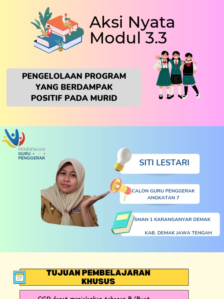 Aksi Nyata Program Gelisah Berkaca | PDF