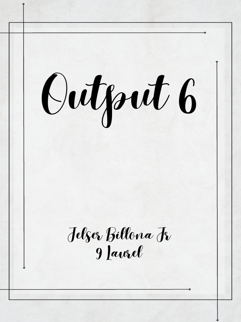Output 6 | PDF