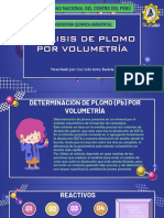 Análisis de Plomo - Por Volumetría