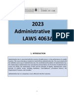 Admin Law Course Outline 2023-Final
