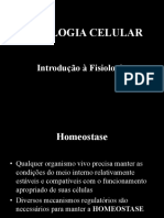 FISIOLOGIA CELULAR Aulas Fisio Geral - Nutrição