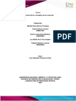 Fase 3 - Aplicación de Los Conceptos de Un Currículo