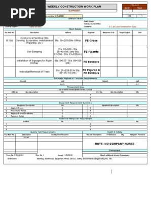 Weekly Construction Work PlanRev1