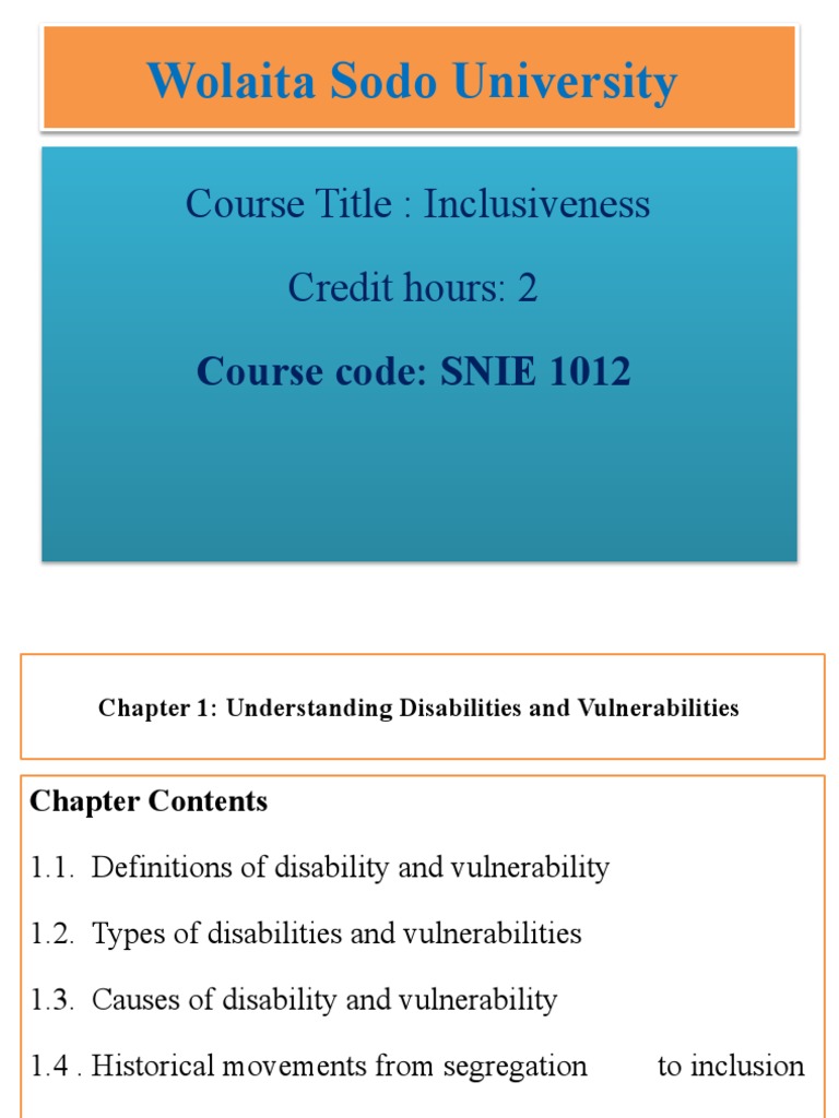 Understanding Disabilities and Inclusion | PDF | Inclusion (Education ...