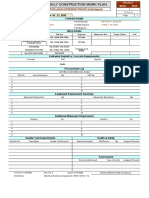 Weekly Construction Work Plan December