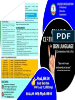 Certificate Course Sign Language