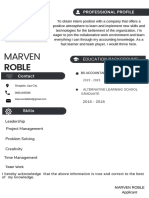 Black & White Minimalistic Professional Resume