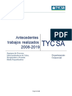 TYCSA Antecedentes - Comerciales