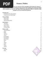 Competitive DBD League Rules Guide | PDF