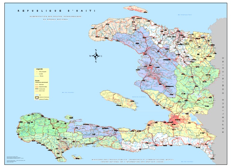 Carte Haiti Route PDF