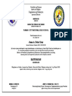 Kagawaran NG Edukasyon: Juan A. Dela Cruz