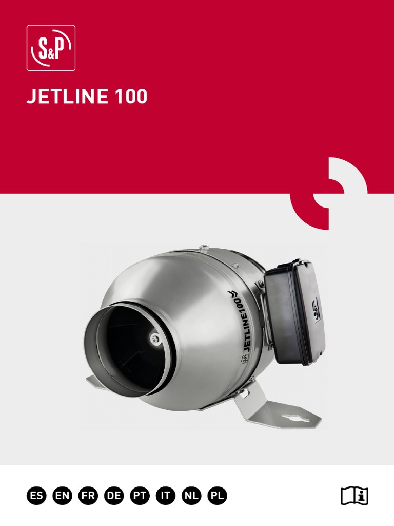 Manual Del Usuario Extractores JETLINE | PDF