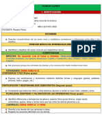 Plan de Clase Agrupacion de Los Seres Vivos