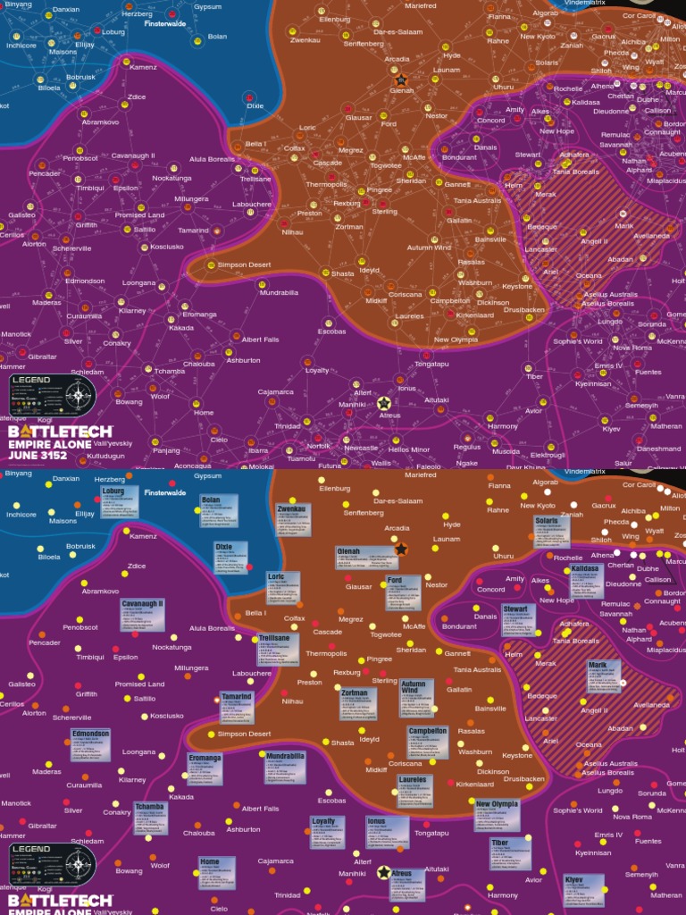 E-CAT35903 - BattleTech Empire Alone - Poster Map | PDF | Ouverture ...