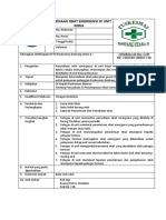 SOP Penyediaan Obat Emergensi Di Unit Kerja