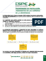 Proceso Extraordinario de Postulacion