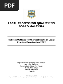CLP Subject Outline 2022