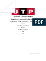 Semana 13 - Informe Psicométrico