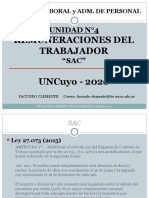 Unidad N°4: Remuneraciones Del Trabajador Uncuyo - 2020